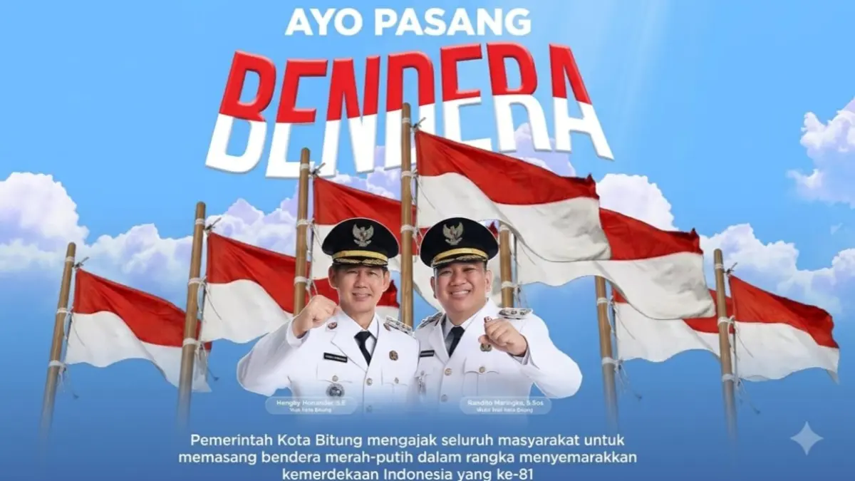 Imbauan ayo pasang Bendera Merah Putih.(Dok Istimewa)
