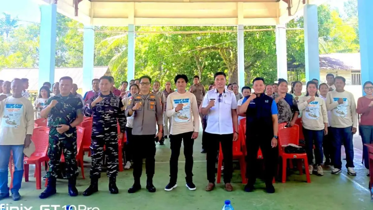 Sosialisasi Kampung Nelayan Merah putih, Rabu (29/7/26).