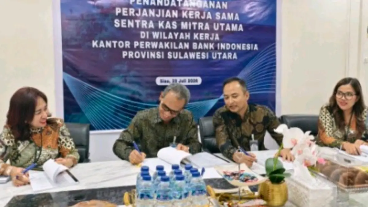 BI dan Perbankan Bentuk Tiga Sentra Kas Mitra Utama di Sulawesi Utara, Perkuat Layanan Rupiah di Wilayah Kepulauan