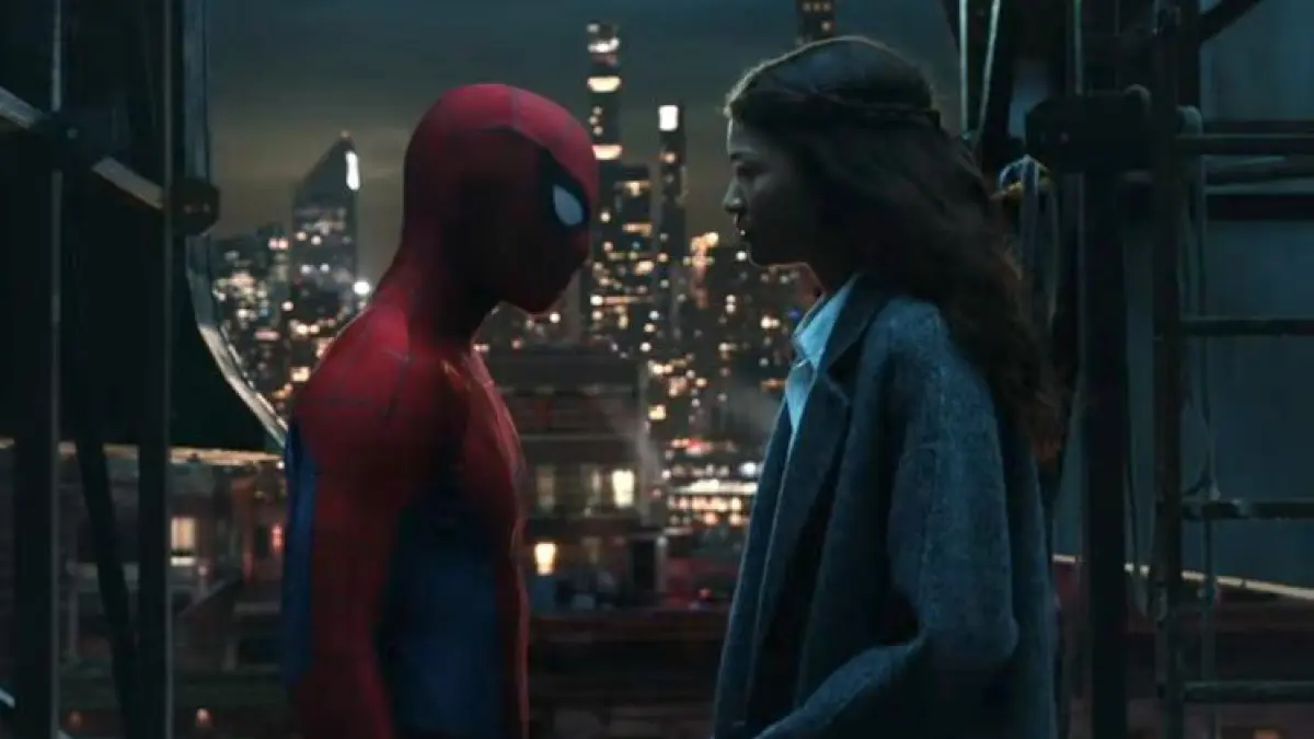 Visual resmi film Spider-Man: Brand New Day. Financial Times menilai penampilan Tom Holland dan Zendaya menjadi kekuatan utama film terbaru Marvel Studios yang mulai tayang di bioskop pada akhir Juli 2026. Foto: Marvel Studios/Sony Pictures.