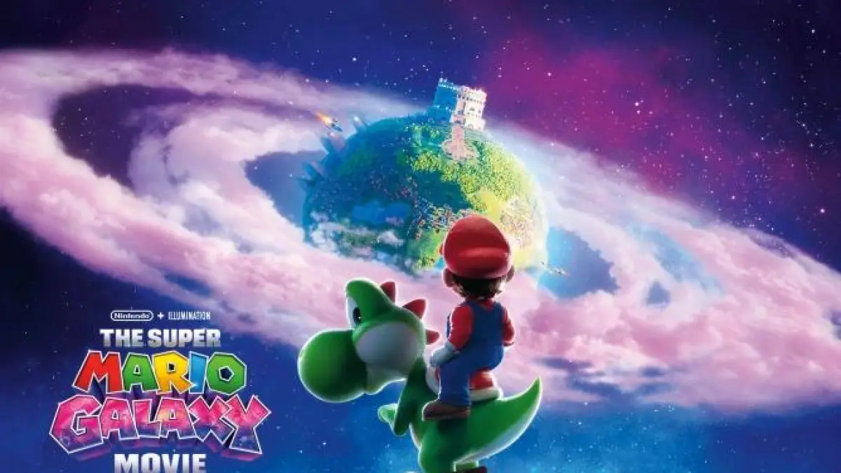 Visual resmi The Super Mario Galaxy Movie. Film adaptasi gim Nintendo ini mulai tersedia di layanan streaming Peacock pada 30 Juli 2026 setelah mencetak pendapatan lebih dari US$1 miliar di bioskop dunia. Foto: Nintendo/Universal Pictures/Illumination.