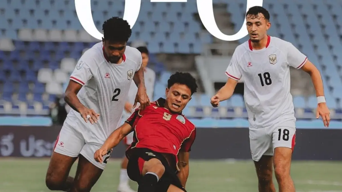 Indonesia lawan Timor Leste, Jumat (31/7)