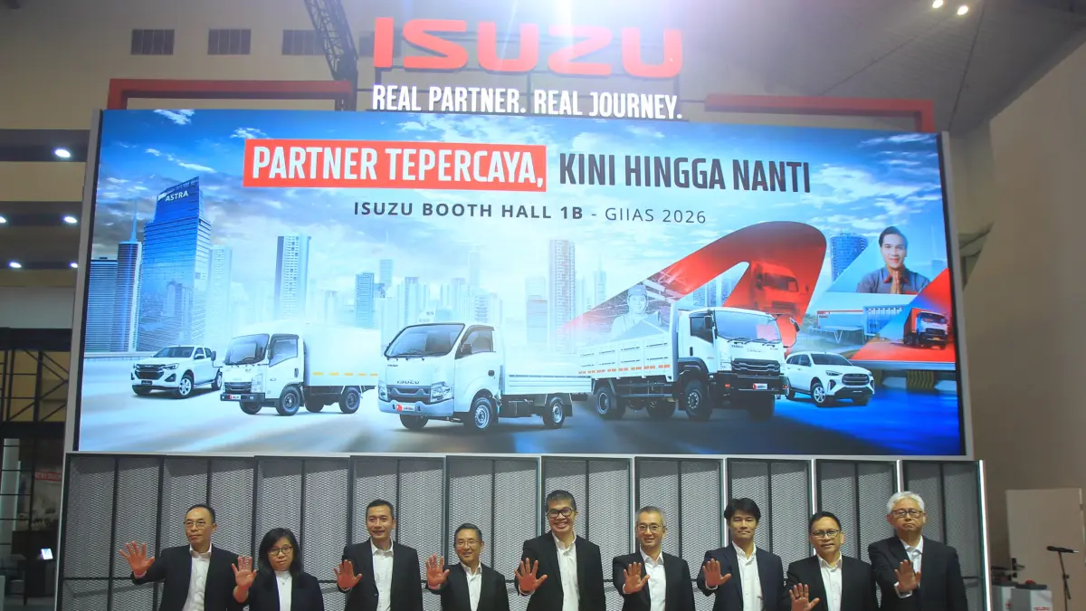 Isuzu menghadirkan inovasi kendaraan niaga dan layanan purnajual untuk mendukung produktivitas pelaku usaha di GIIAS 2026.