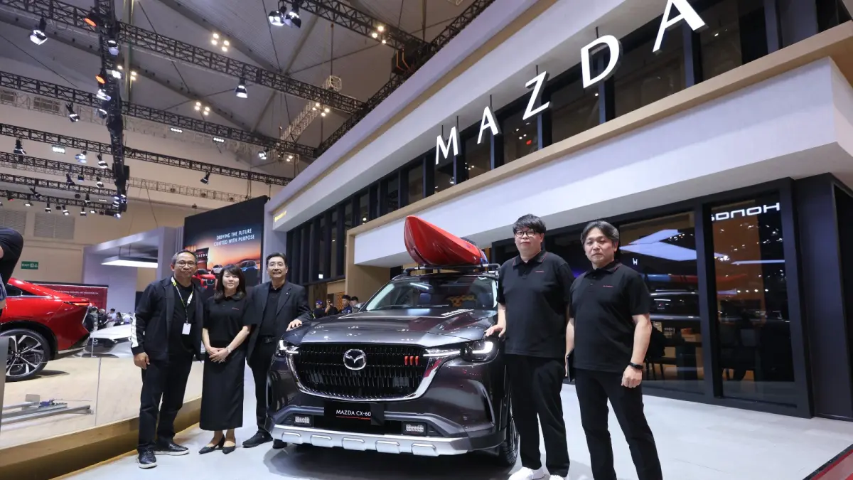 Kolaborasi Mazda Indonesia dan AutoExe menghadirkan berbagai aksesori performa dan styling resmi bagi kendaraan Mazda di GIIAS 2026.