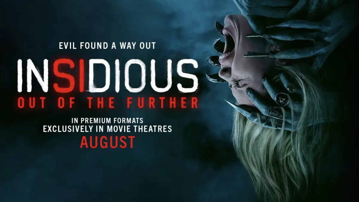 Visual resmi film Insidious: Out of the Further. Film horor terbaru dari waralaba Insidious dijadwalkan tayang di bioskop mulai 21 Agustus 2026 dengan menghadirkan kisah baru dari dunia supranatural The Further. Foto: Sony Pictures/Blumhouse Productions.