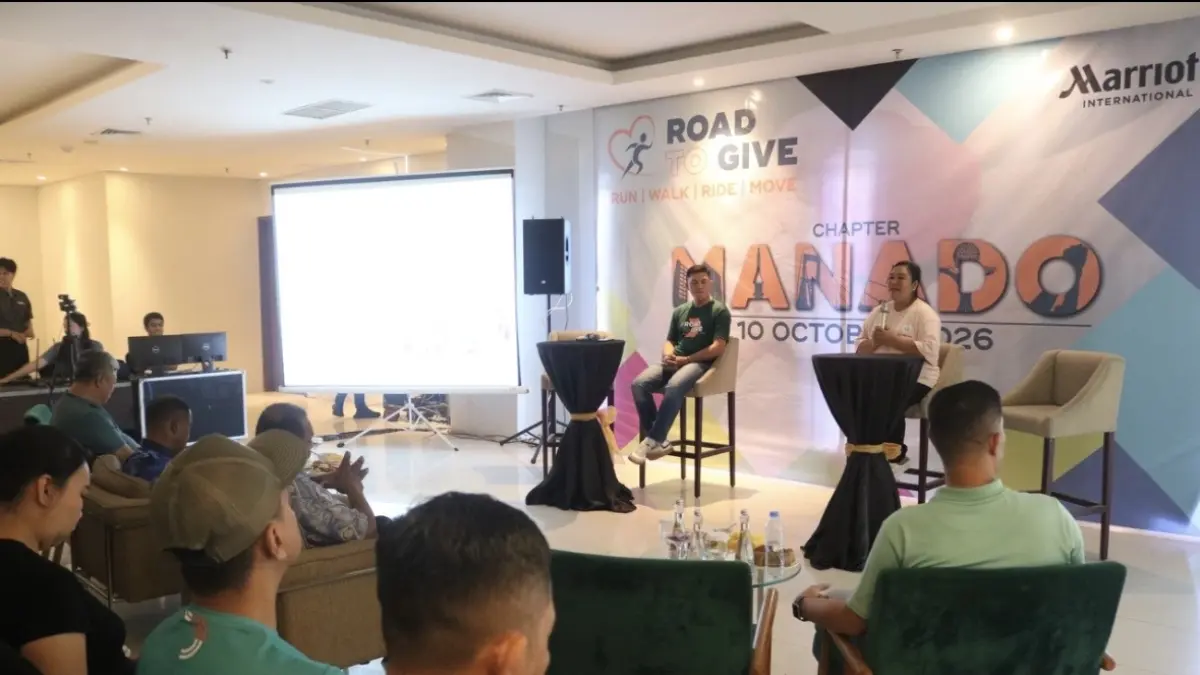 Road To Give Manado 2026 resmi dibuka. Ajang lari 5K dan 10K ini menggabungkan olahraga, donasi, medali unik Tarsius, dan hadiah menarik.