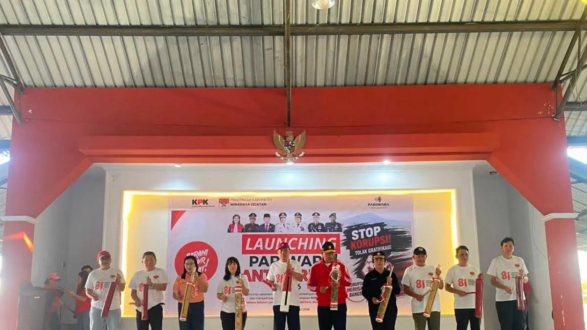 RESMI: Pembukaan rangkaian Peringatan Hari Ulang Tahun (HUT) ke-81 Kemerdekaan Republik Indonesia Tahun 2026 di Kantor Bupati Minsel.&nbsp;