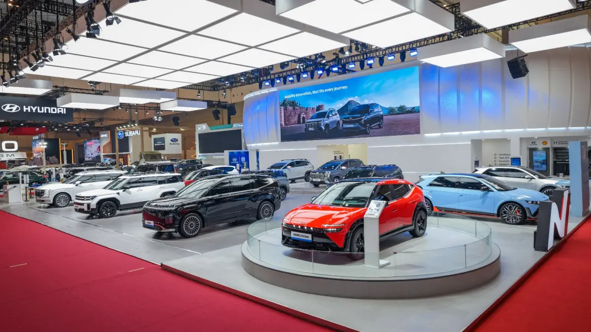 Booth Hyundai pada ajang GIIAS 2026