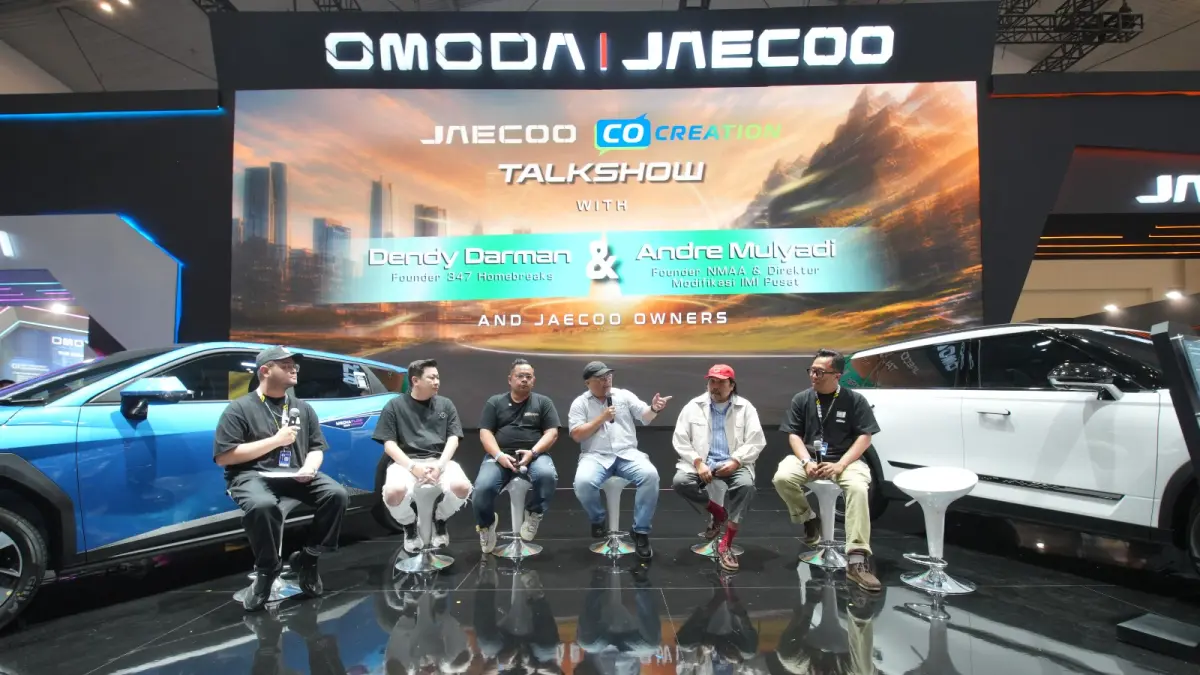JAECOO J5 EV hasil kolaborasi dengan 347 Homebreaks dan NMAA tampil di GIIAS 2026.