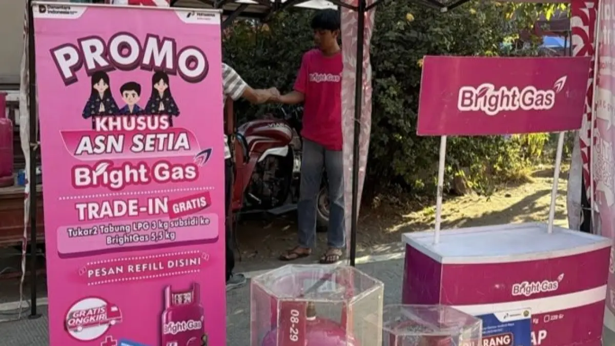Pertamina Hadirkan Promo BrightGas di Car Free Day, Dukung LPG 3 Kg Tepat Sasaran