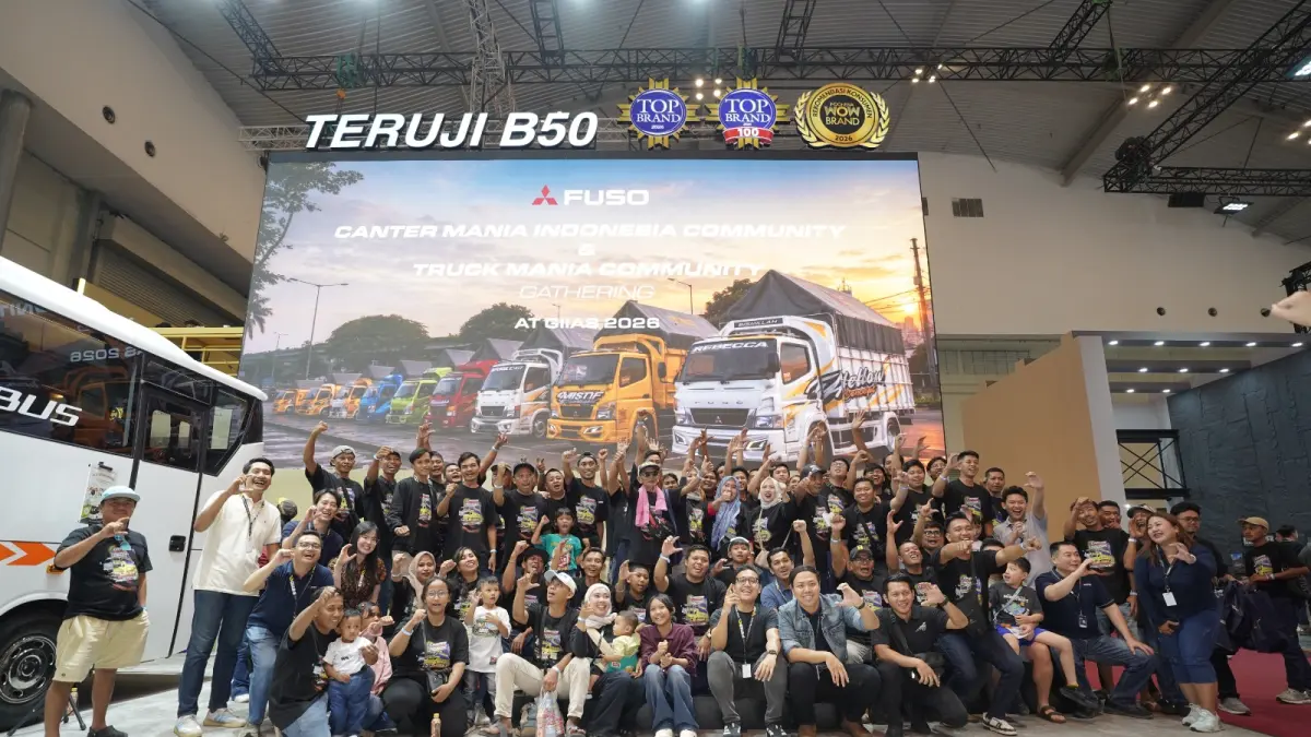 Ratusan anggota Canter Mania Indonesia Community (CMIC) mengikuti gathering bersama Mitsubishi Fuso di GIIAS 2026 sebagai ajang mempererat kolaborasi sekaligus menyerap aspirasi pelanggan untuk pengembangan produk dan layanan kendaraan niaga.