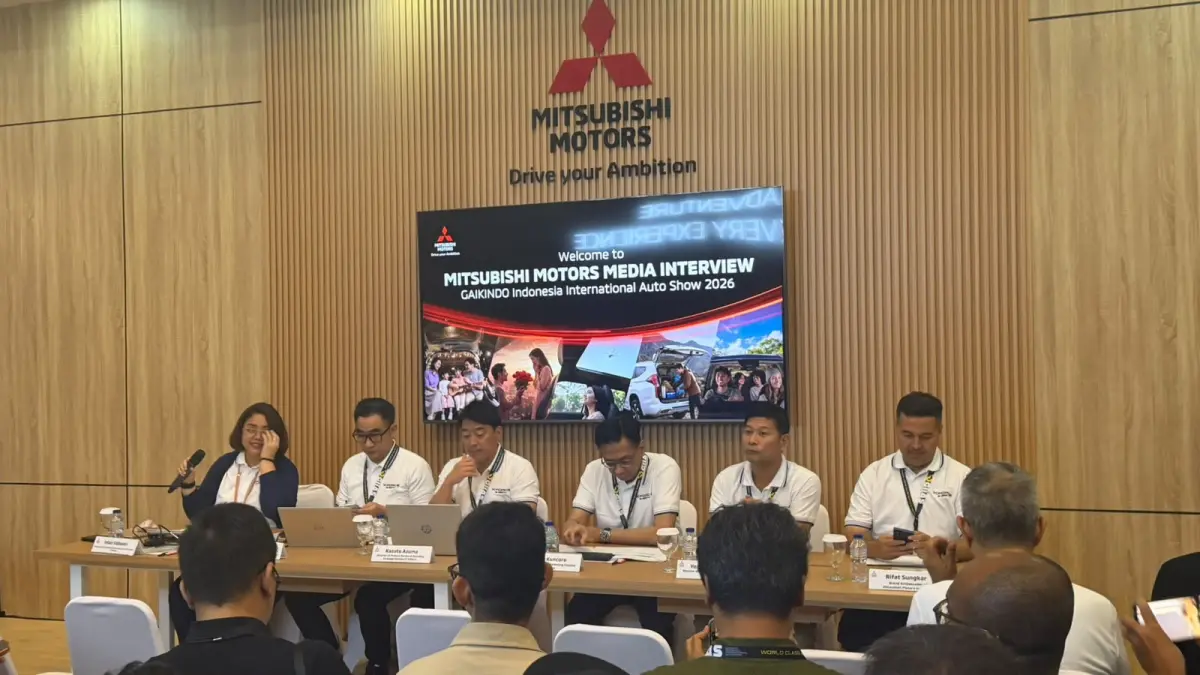 Sesi tanya jawab bersama jajaran MMKSI membahas inovasi produk, program kepemilikan kendaraan, serta komitmen meningkatkan layanan pelanggan di GIIAS 2026 (3/8/2026)