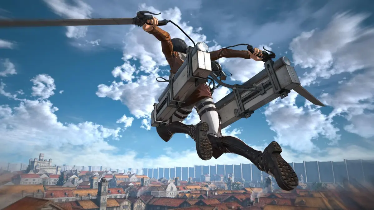 Visual resmi Attack on Titan 3. Koei Tecmo mengumumkan gim ini akan dirilis pada 10 Desember 2026 untuk PS5, Xbox Series X|S, Nintendo Switch 2, dan PC, dengan menghadirkan seluruh alur cerita anime hingga akhir. Foto: Koei Tecmo.