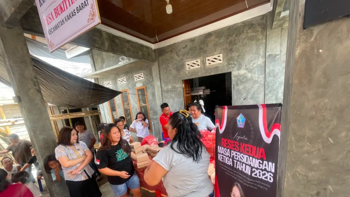 Anggota DPRD Provinsi Sulawesi Utara Melisa Gerungan SE menggelar kegiatan reses di Desa Bukit Tinggi.