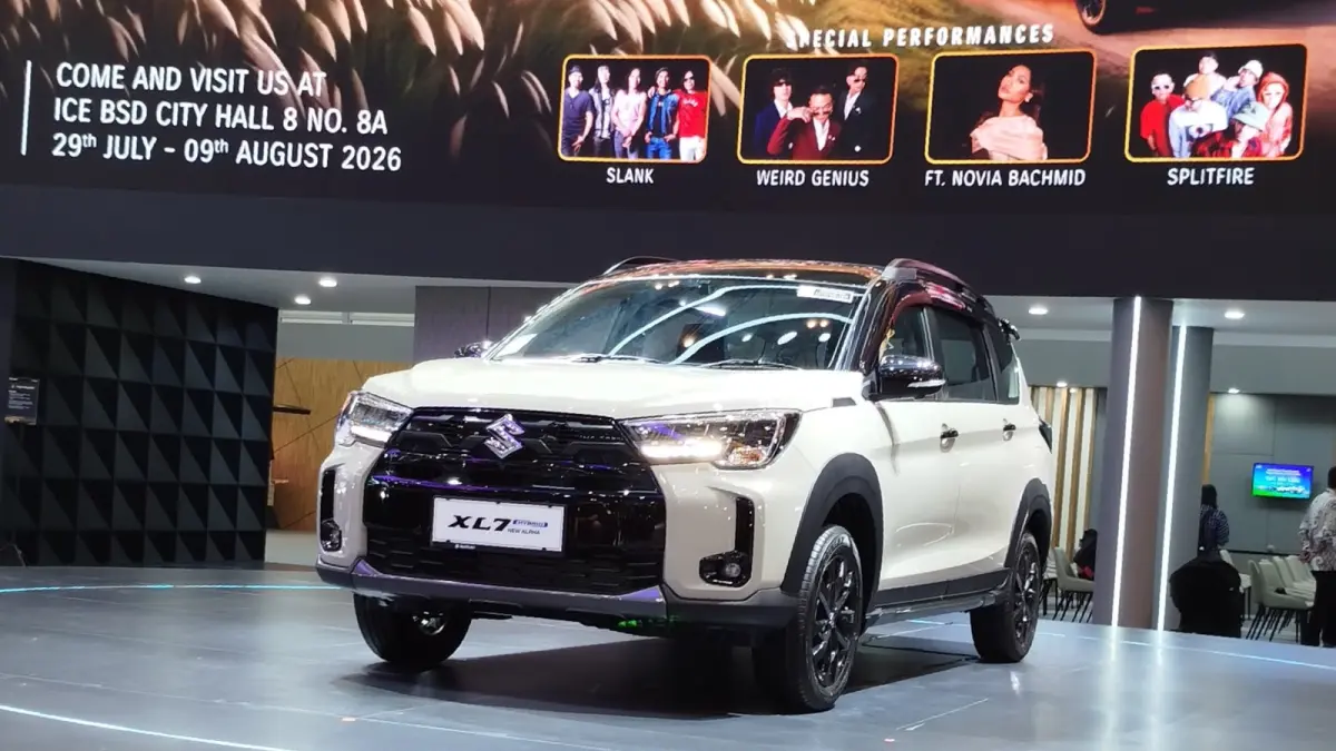 Suzuki XL7 tampil di GIIAS 2026 sebagai SUV keluarga dengan kabin luas dan fleksibel
