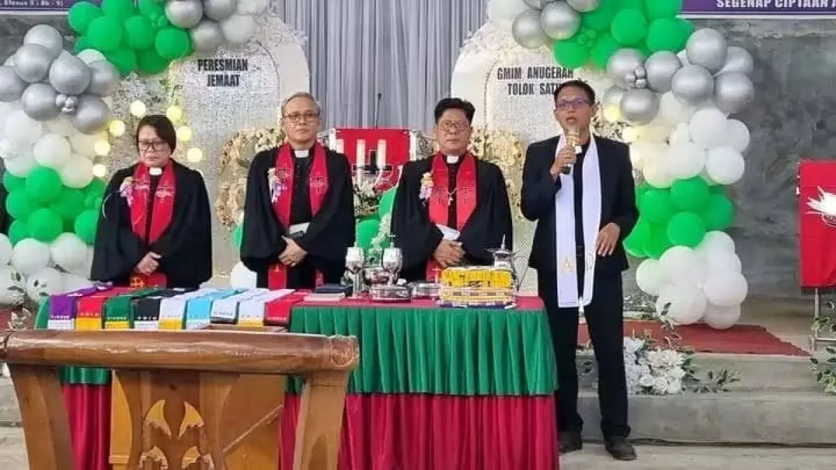 GMIM Anugerah Tolok Satu Diresmikan, Jadi Jemaat ke-1.088