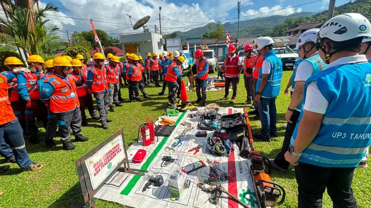 PLN UP3 Tahuna Gelar Apel dan Inspeksi Peralatan Guna Pastikan Keandalan Listrik Kepulauan Nusa Utara