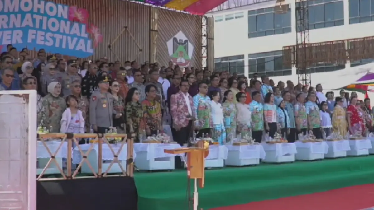 Tomohon International Flower Festival 2026 memukau para tamu undangan dan masyarakat