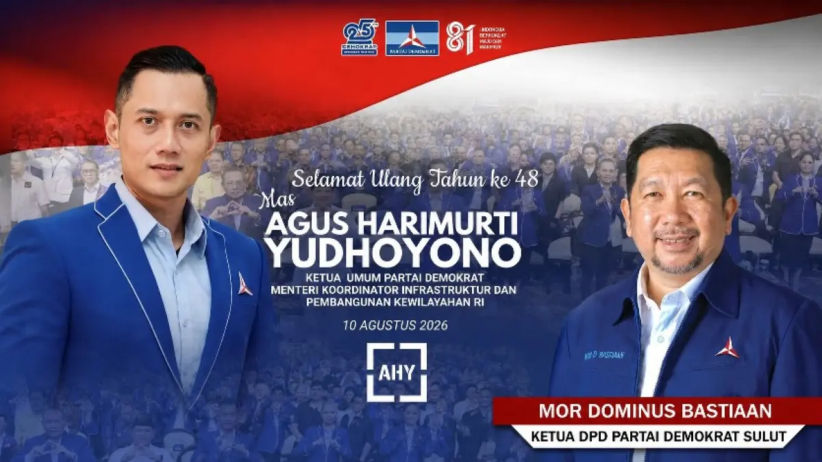 Ketua DPD Demokrat Sulut Mor Bastiaan