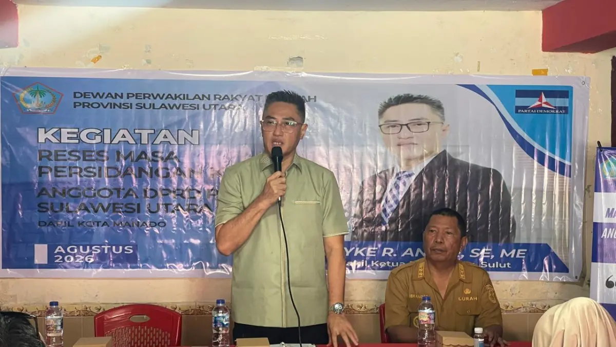 Reses Wakil Ketua DPRD Sulut Royke Reynald Anter.