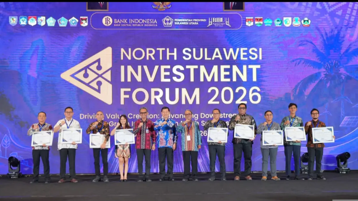 Sulawesi Utara Dorong Investasi Berkelanjutan, PT MSM & PT TTN Raih Penghargaan Kepatuhan LKPM