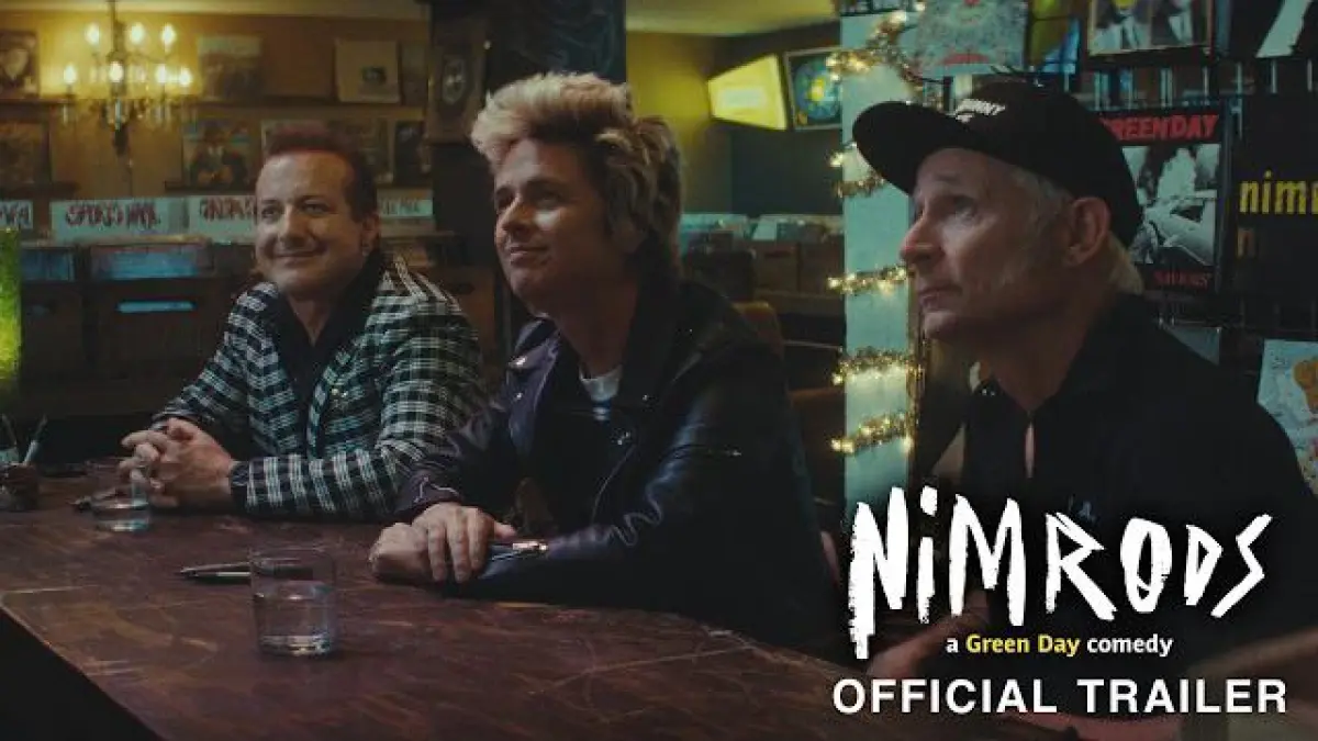 Visual promosi film Nimrods yang terinspirasi perjalanan awal Green Day. Film ini dijadwalkan tayang di bioskop pada 14 Agustus 2026. Foto: Nimrods.