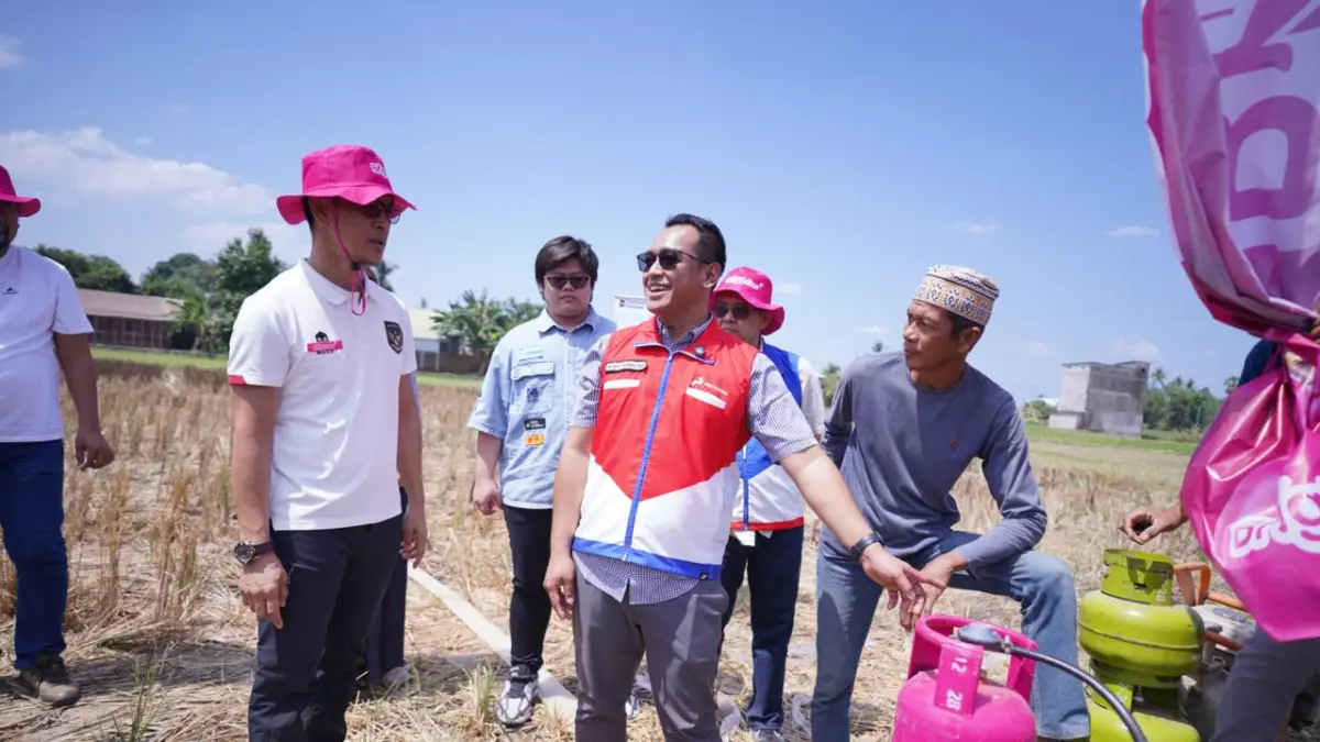 Atasi Pengairan Saat Kemarau, Bright Gas 5,5 Kg Masuk ke Kelompok Tani Gowa