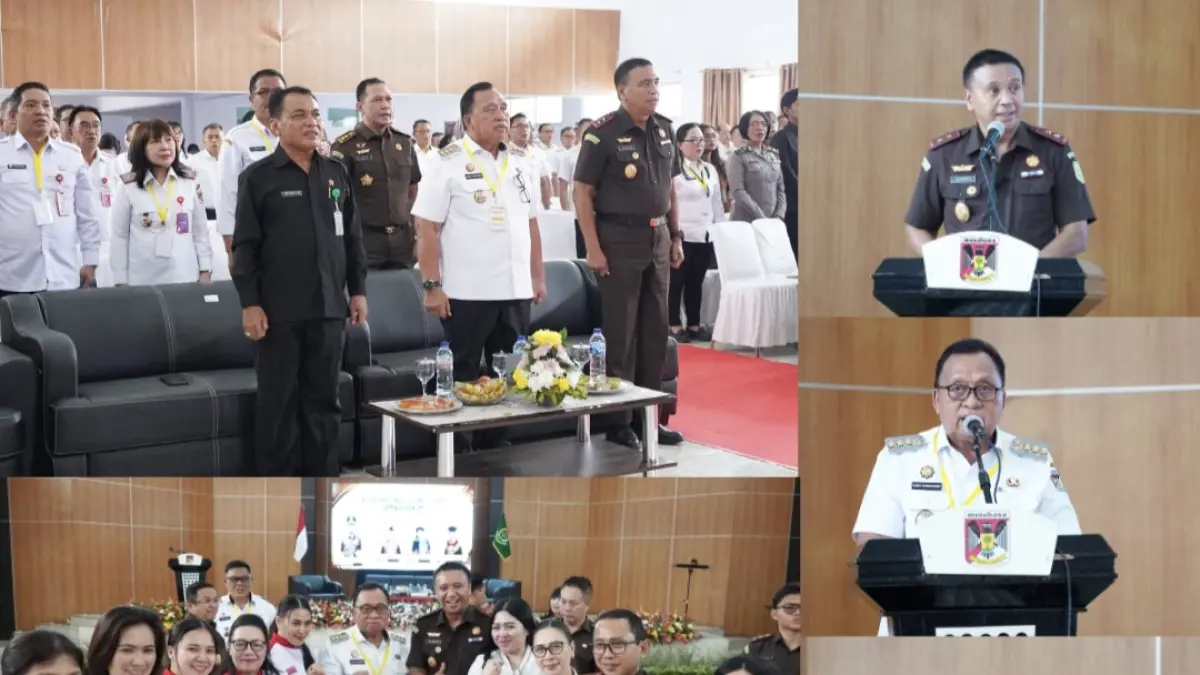 BERSINERGI: Kejati Sulut saat menggelar  Seminar Hukum yang dipusatkan di BPU Tondano, Kabupaten Minahasa, Rabu (12/8/2026).