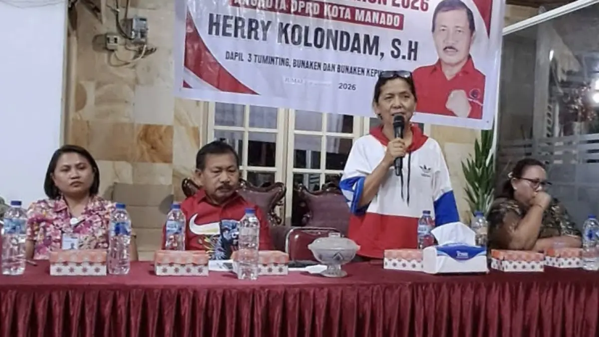 TAMPUNG: Aspirasi warga di Kecamatan Tuminting yang disampaikan ke anggota DPRD Manado saat reses