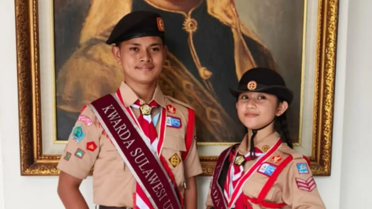 Amrafel Chandra Salindeho dan Lovely Angel Djafar mewakili Kwarda Sulut dalam Pemilihan Putra Putri Jamnas XII Tahun 2026.(Dok Istimewa)