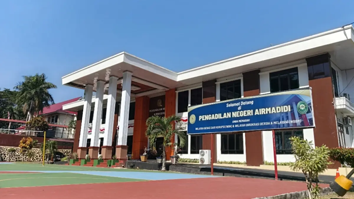 BERPROSES: Pengadilan Negeri Airmadidi