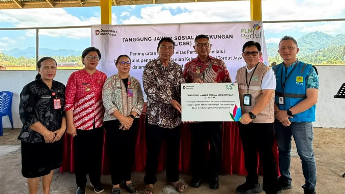 PLN Hadirkan Ekosistem Pengairan Modern Berbasis Listrik untuk Kelompok Tani Torout Jaya