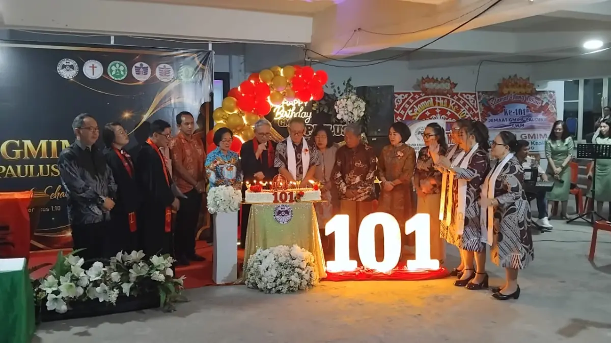 BERSUKACITA: Semarak memperingati Hari Ulang Tahun (HUT) ke-101 Jemaat GMIM Paulus Titiwungen Wenang Mahakeret (TWM)&nbsp;