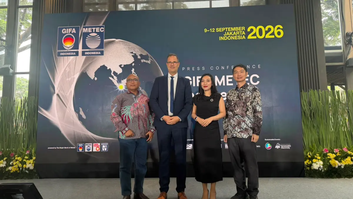 GIFA-METEC Indonesia menjadi wadah pertukaran pengetahuan global-nasional sektor pengecoran logam & metalurgi.