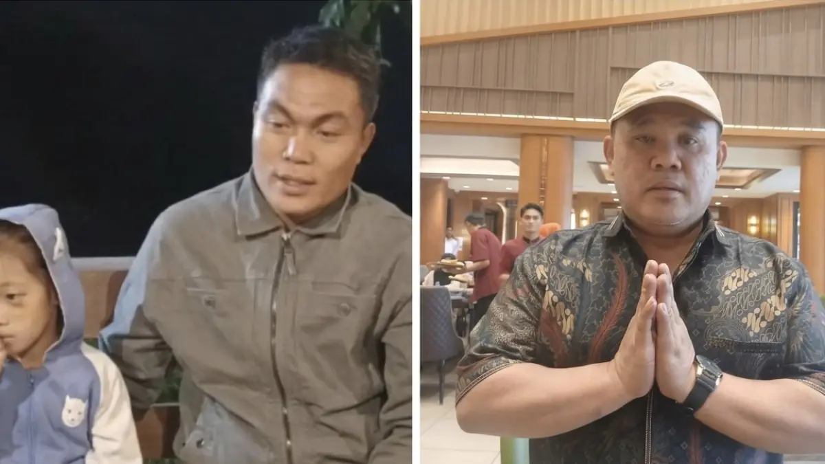 Kolase foto: Keluarga korban drag race (kiri) serta Ketua Divisi Utama Investigasi Khusus Nasional KANNI Chandra E. Damopolii 