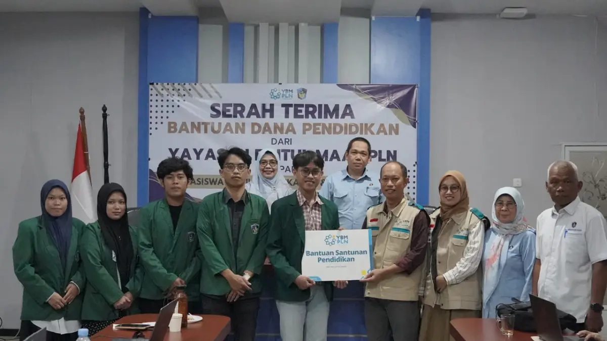 YBM PLN UIP Sulawesi Salurkan Bantuan Pendidikan bagi 15 Mahasiswa FPIK UMI
