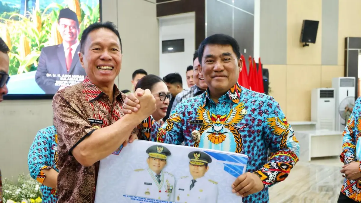 SINERGI: Bupati Minsel Franky Donny Wongkar, menghadiri Rapat Kerja Daerah (Rakerda) Pembangunan Pertanian sekaligus Apel Siaga Penyuluh Pertanian se-Sulawesi Utara di Ruang Mapalus, Kantor Gubernur Sulawesi Utara, Kamis (20/8).