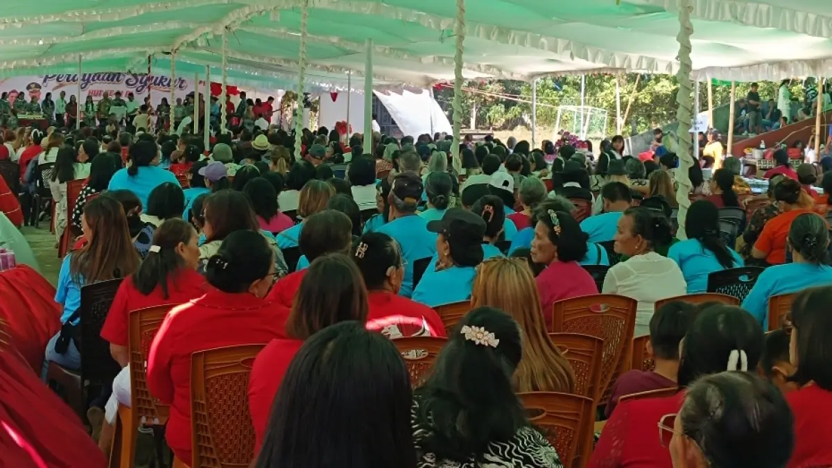 Sukacita masyarakat di HUT ke 366 Desa Talawaan, Kecamatan Talawaan, Minahasa Utara