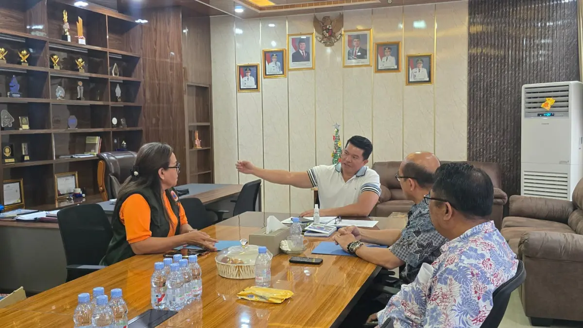 Perumda Air Minum Duasudara dan BPBD Kota Bitung perkuat koordinasi dalam menghadapi ancaman El Nino.(Dok Istimewa)
