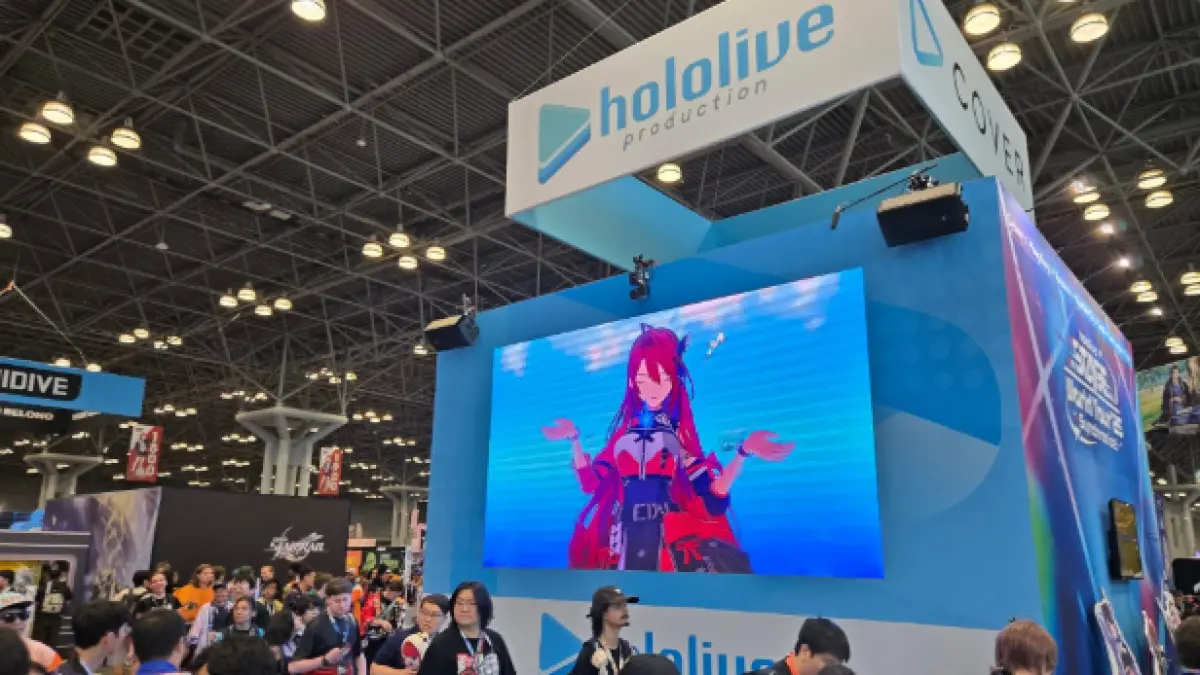 Airani Iofifteen dan Kureiji Ollie menjadi perwakilan hololive Indonesia dalam rangkaian kegiatan hololive production di Anime NYC 2026. Foto: hololive production