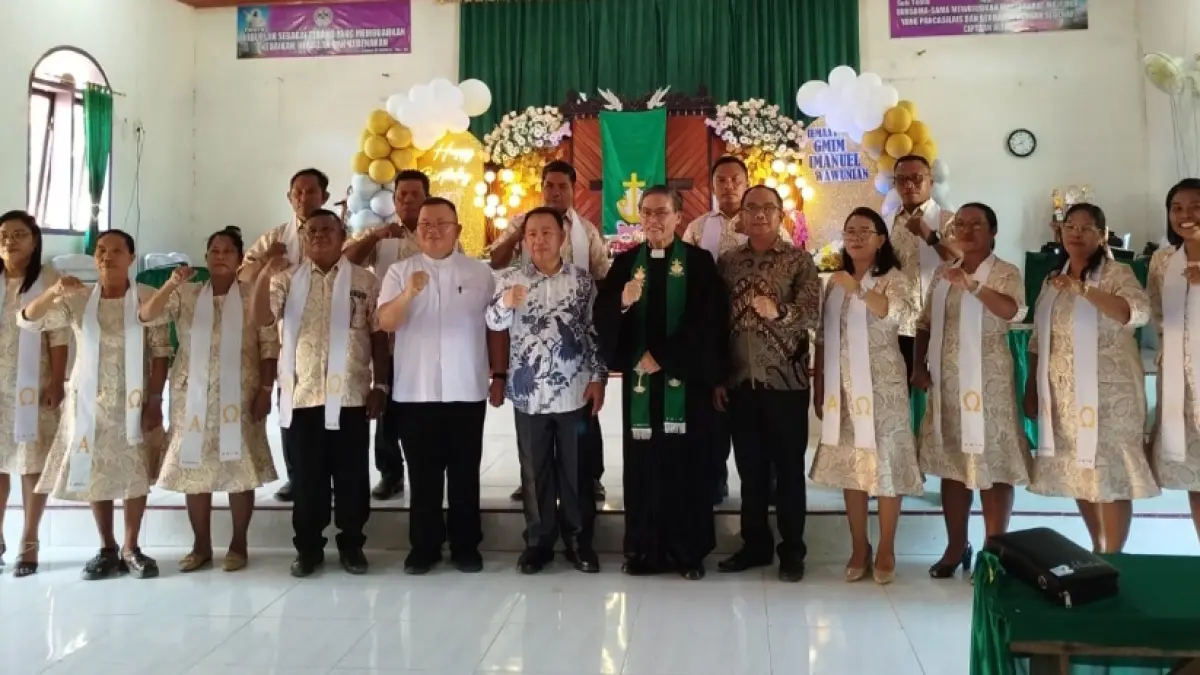 Sukacita perayaan syukur HUT ke 60 GMIM Imanuel Wawunian wilayah Gabata