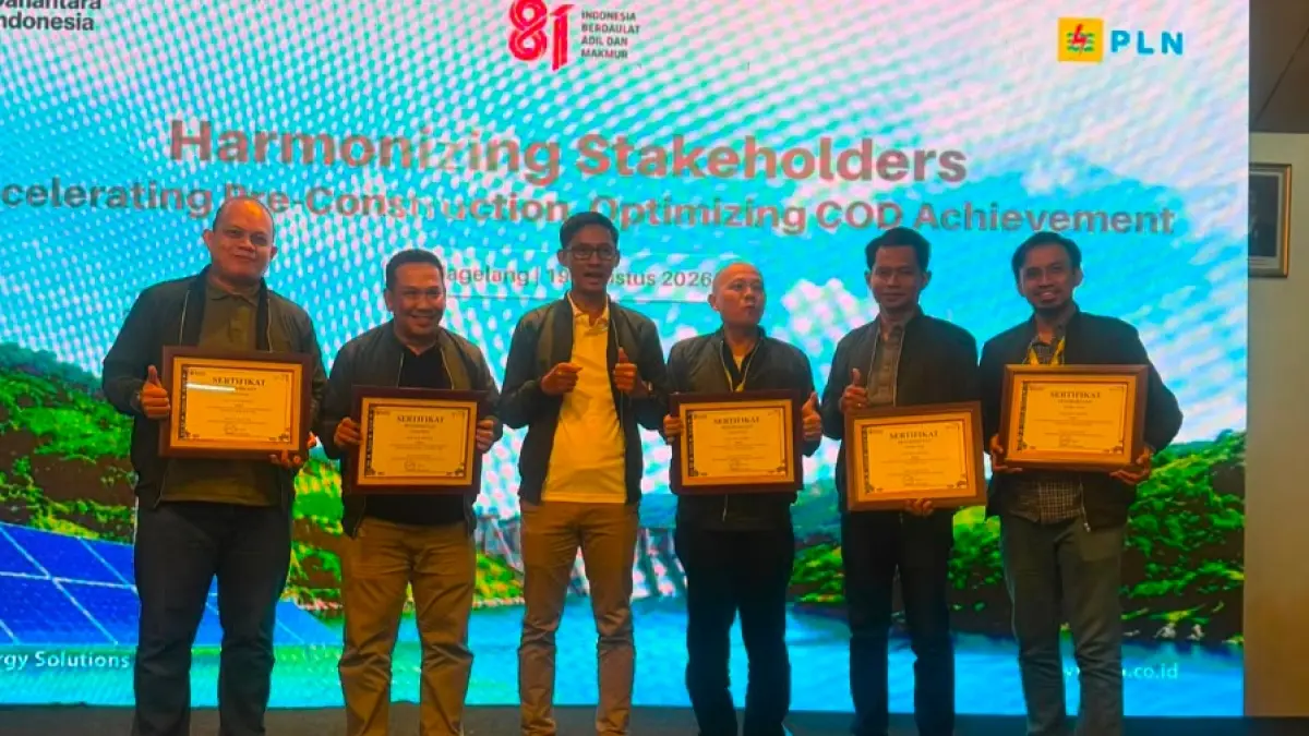 PLN UIP Sulawesi Raih Lima Penghargaan Kinerja Perizinan dan Pembebasan Lahan