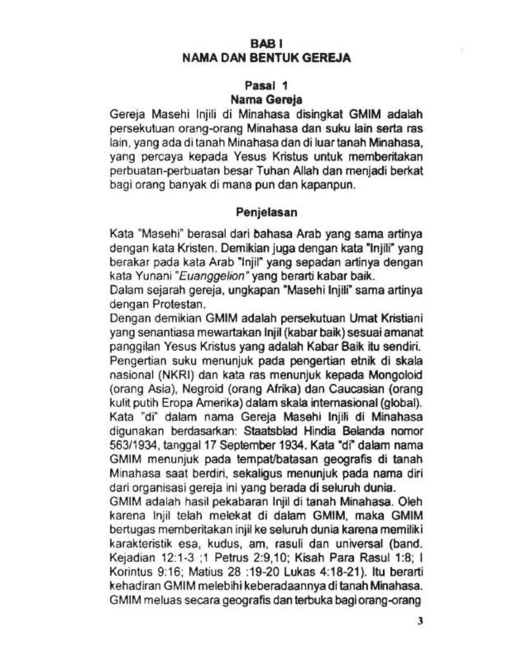 Tata Gereja 2021