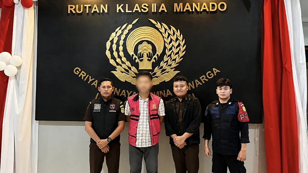 BERTAMBAH: Kejari Talaud menahan tersangka RR di Rutan Kelas IIA Manado guna proses penyelidikan selama 20 hari kedepan.