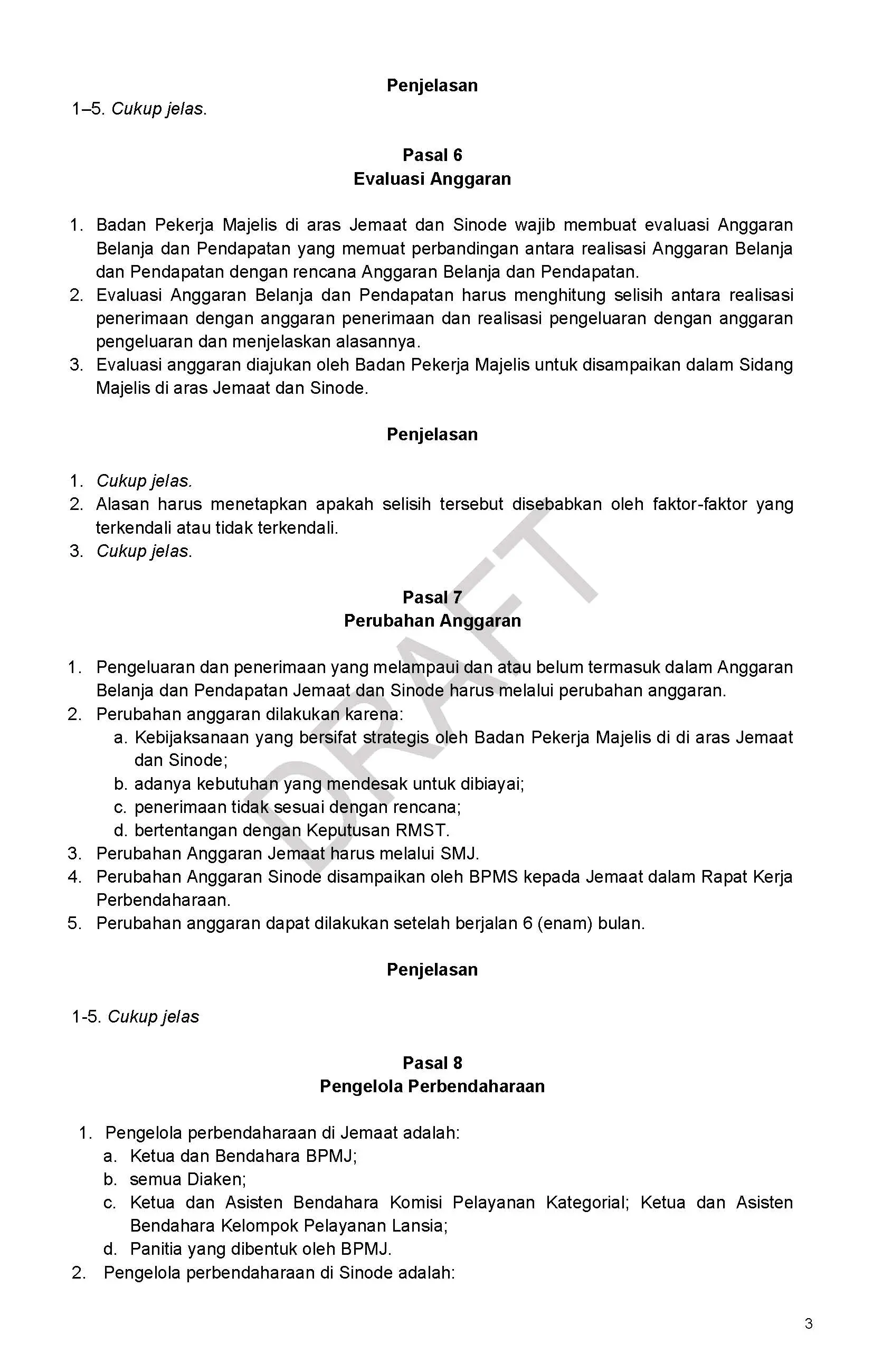 Draft/Konsep Tata Gereja 2026