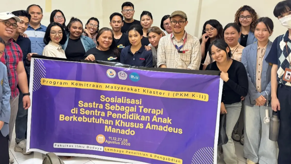 EKSIS: Fakultas Ilmu Budaya (FIB) Universitas Sam Ratulangi (Unsrat) kembali membuktikan komitmennya dalam mengimplementasikan Tridharma Perguruan Tinggi melalui Program Kemitraan kepada Masyarakat (PKM).&nbsp;