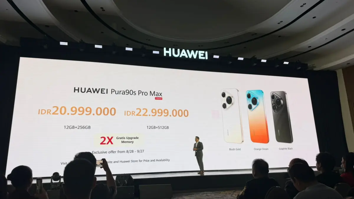 HUAWEI Pura 90s Series resmi hadir di Indonesia dengan kamera telefoto 200MP dan teknologi AI.
