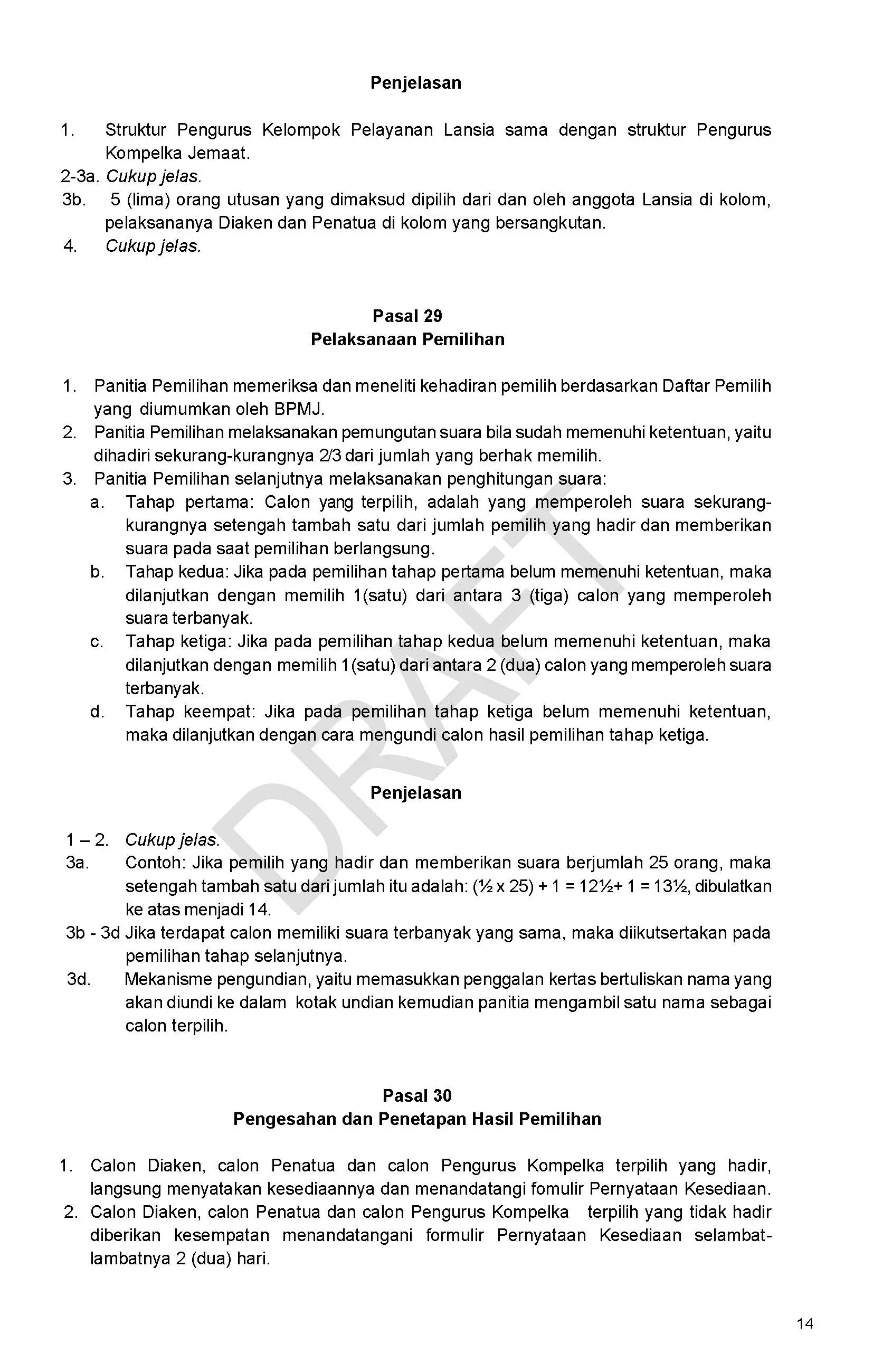 Draft/Konsep Tata Gereja 2026