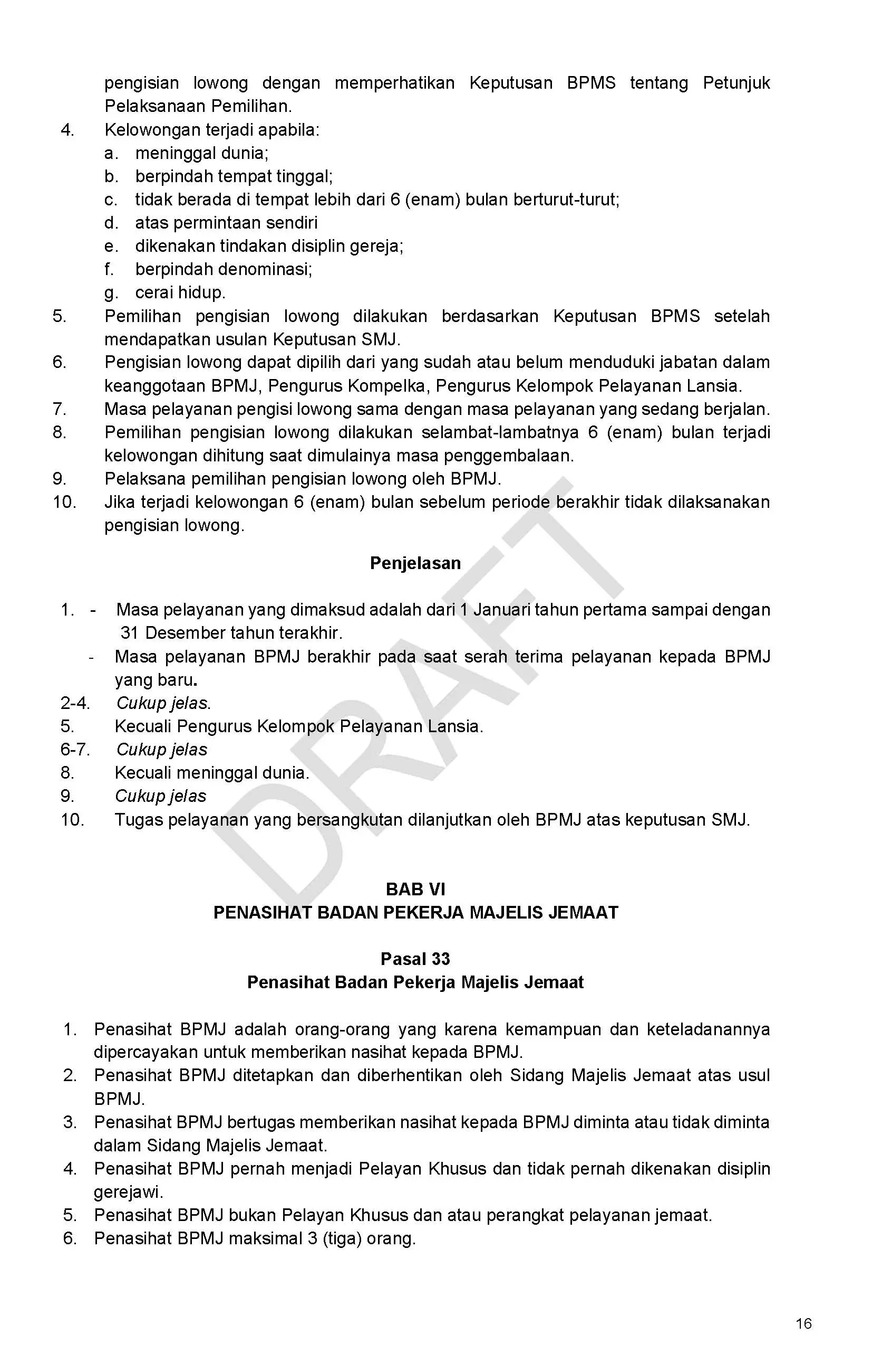 Draft/Konsep Tata Gereja 2026