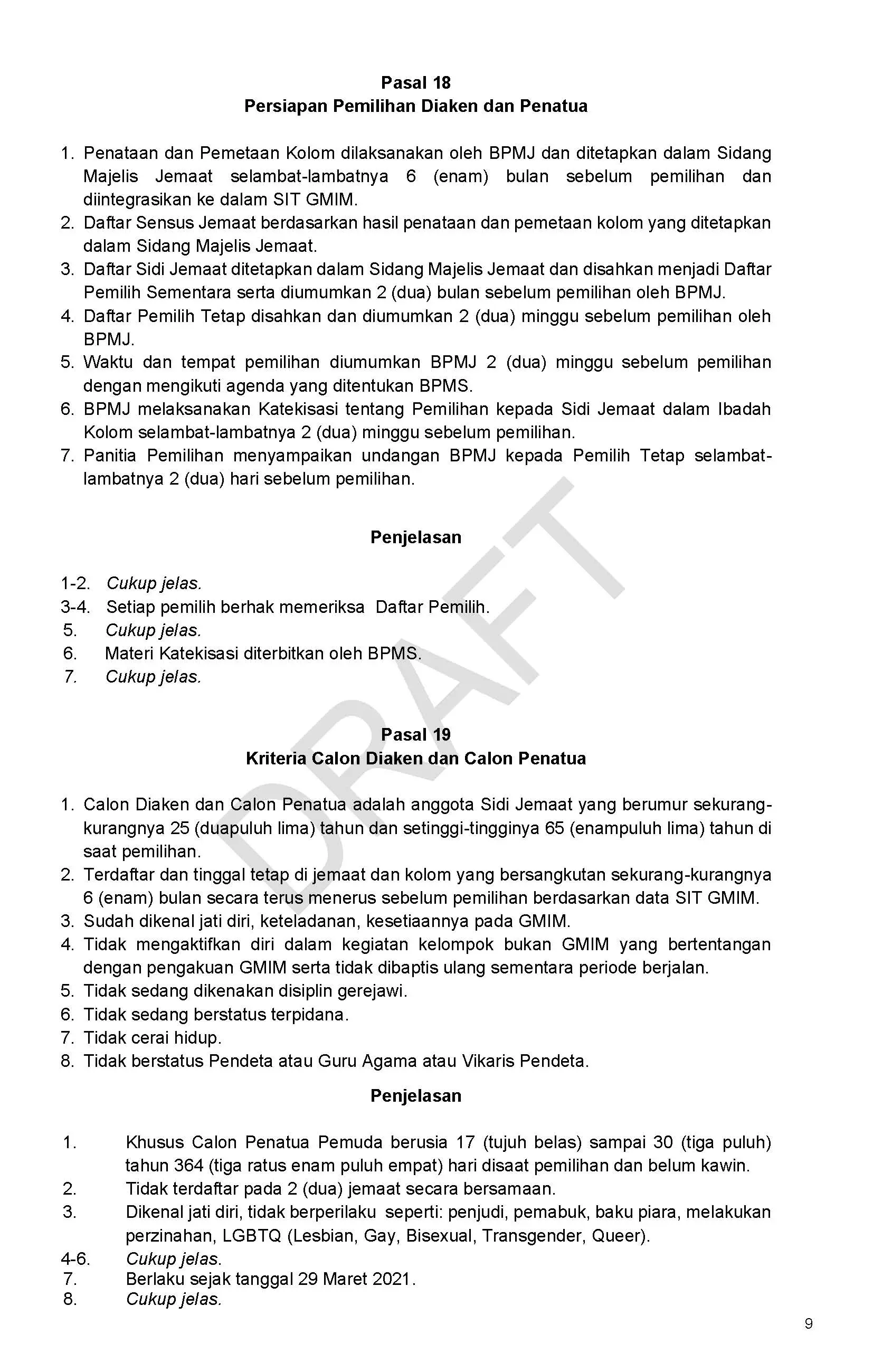 Draft/Konsep Tata Gereja 2026